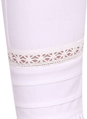 Popwings White Bottom Lace Cotton Women Trouser 3