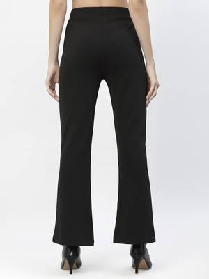 Popwings Black Bootcut Women Trouser 2
