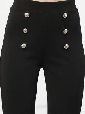 Popwings Black Bootcut Women Trouser 4