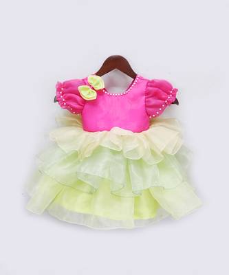 Organza layered Frock 1