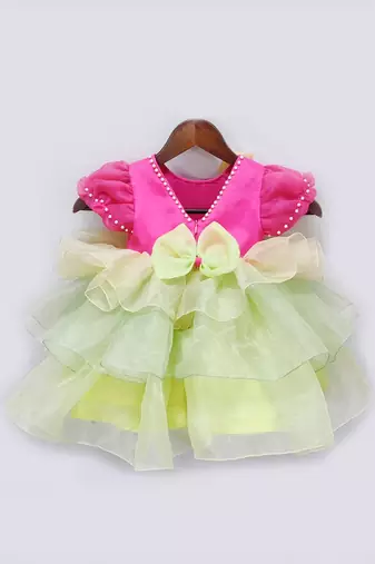 Organza layered Frock