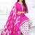 Pink printed crepe salwar