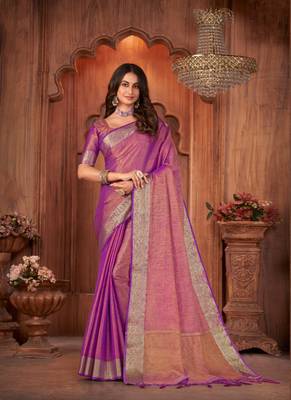 Tussar Slub Silk saree 1