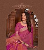 Tussar Slub Silk saree