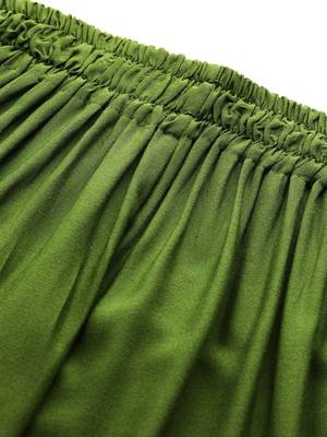 Tag 7 Olive rayon flared palazzo 5