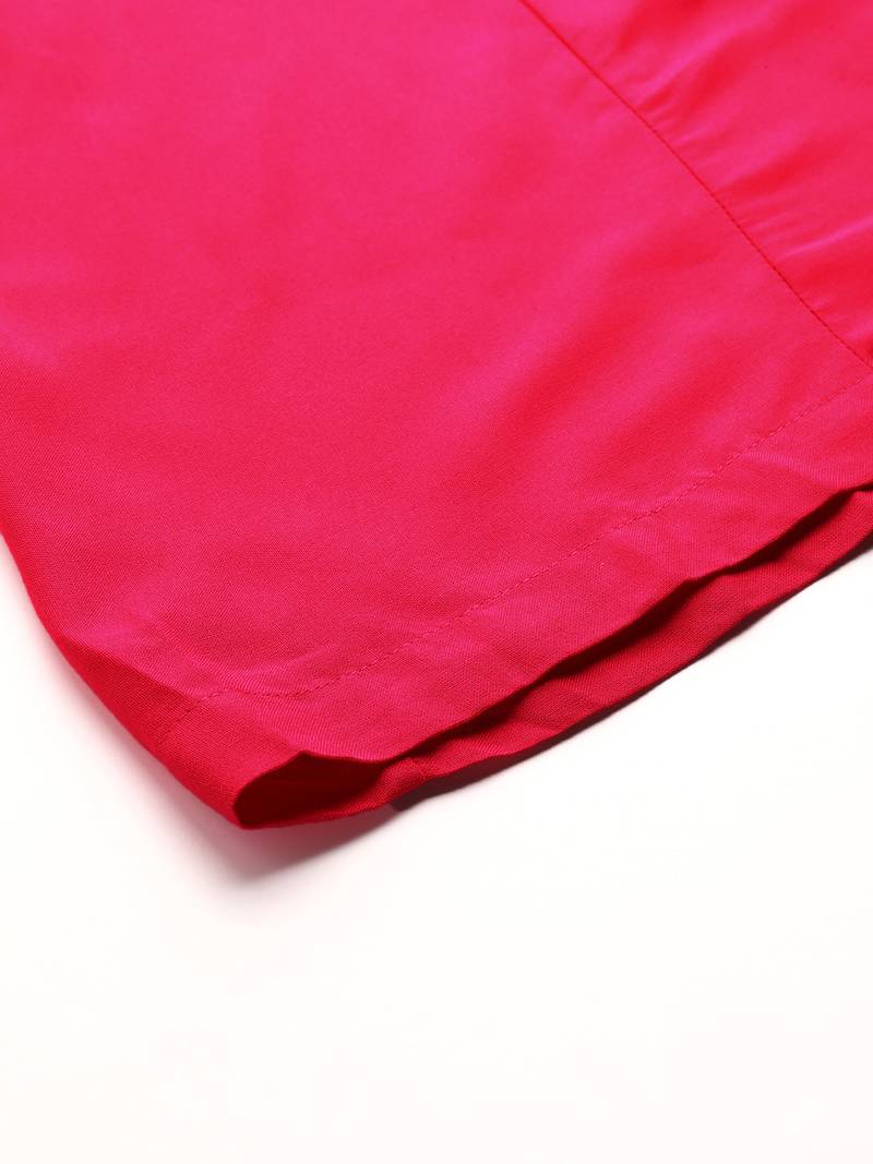 Tag 7 Pink rayon double flared palazzo