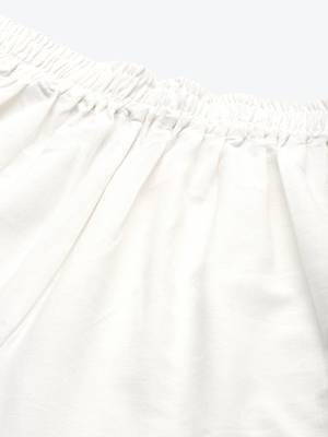 WHITE FLAX BORDER PALAZZO 5
