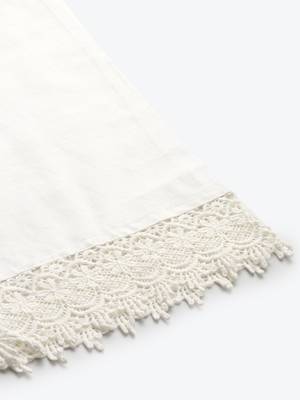 WHITE FLAX BORDER PALAZZO 6