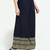 TAG 7 WOMEN NAVY GOLD FOIL PRINT FLARED PALAZZO