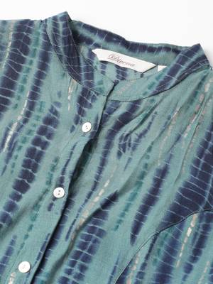 Teal printed modal tunics 2