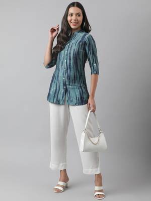 Teal printed modal tunics 5