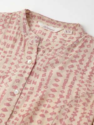 Beige printed modal tunics 2