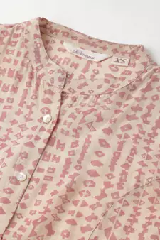 Beige printed modal tunics