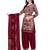 Maroon printed rayon salwar