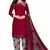 Maroon printed rayon salwar