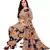 Beige printed rayon salwar
