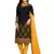 Black printed rayon salwar