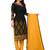 Black printed rayon salwar
