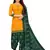 Yellow printed rayon salwar