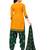 Yellow printed rayon salwar