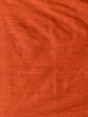 Orange Cotton Handspun Soft Saree With Pompom 5