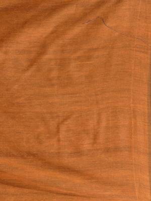Mustard And Blue Half N Half Cotton Handspun Soft Saree With Pompom 5