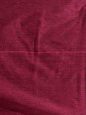 Corn Yellow Cotton Handspun Soft Saree With Contrast Magenta Pallu 5