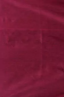 Moss Green Cotton Handspun Soft Saree With Contrast Fuchsia Pallu