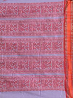 Lavender Silk Matka Soft Saree With Nakshi Pallu 5