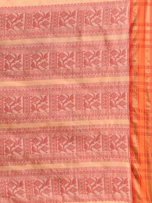 Cream Silk Matka Soft Saree With Nakshi Pallu 5