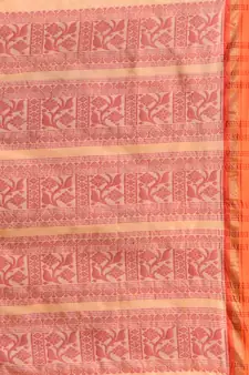 Cream Silk Matka Soft Saree With Nakshi Pallu
