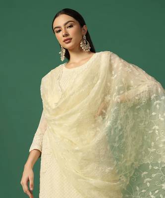 Cream Sharara Set 4