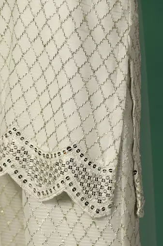 Cream Sharara Set
