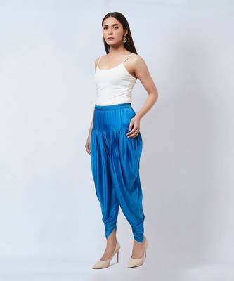 Blue Dhoti Pants 2