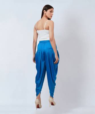 Blue Dhoti Pants 3
