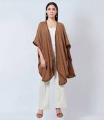 Brown Cashmere Cape