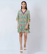 Lime Green And Pink Paisley Tunic