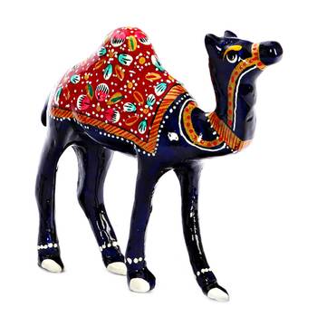 Handpainted Royal Camel With Meenakari Work 1