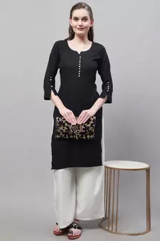Off white Rayon flared palazzo