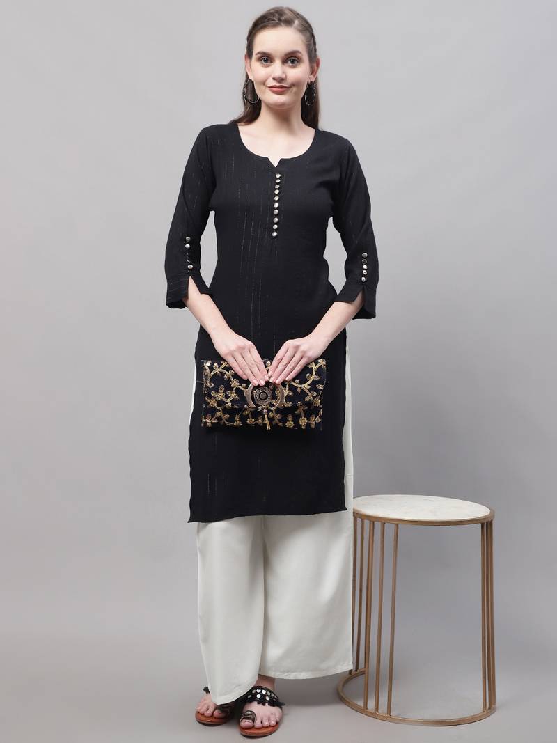 Off white Rayon flared palazzo