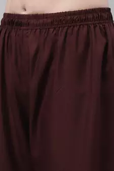 Brown Rayon flared Palazzo