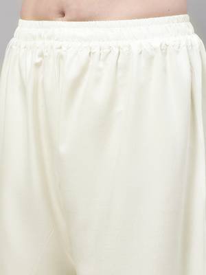 Cream Rayon flared Palazzo 6