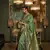 Green Woven Silk Blend Saree With Blouse