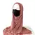 ANA Jersey Stethoscope Medico Mask and Earphone friendly Hijab- Peach