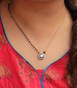 Black And Gold Zircon Mangal sutra 