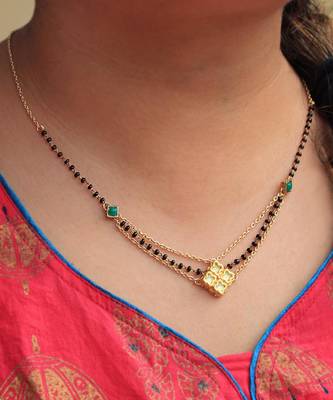 16" - 18.5" quad kundan mangalsutra 2