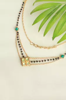 16" - 18.5" quad kundan mangalsutra