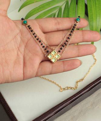 16" - 18.5" quad kundan mangalsutra 4