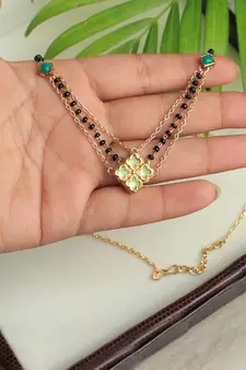 16" - 18.5" quad kundan mangalsutra