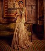 drape lehenga saree set